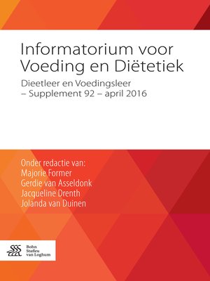 cover image of Informatorium voor Voeding en Diëtetiek